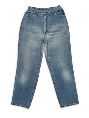 Vintage Sears High Waisted Light / Medium Wash Jeans Tapered Cotton Poly